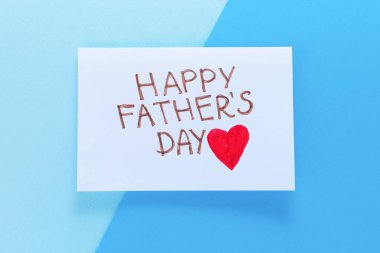 Babalar Günün kutlu olsun. Üzerinde 