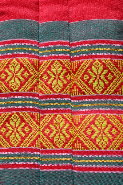 上枕クラフトでタイの伝統的なパターン — ストック写真