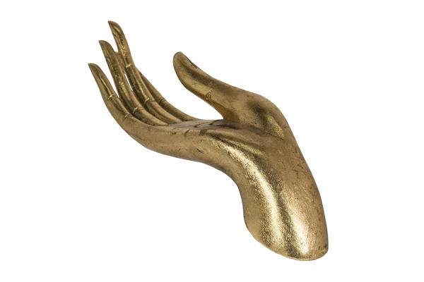 Altın el izole