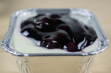 Mini yaban mersinli cheesecake  