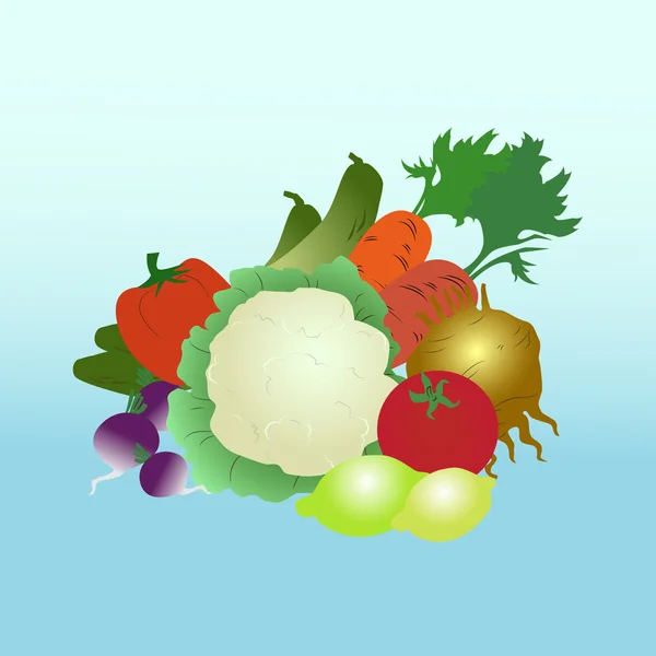 蔬菜 — 图库矢量图片
