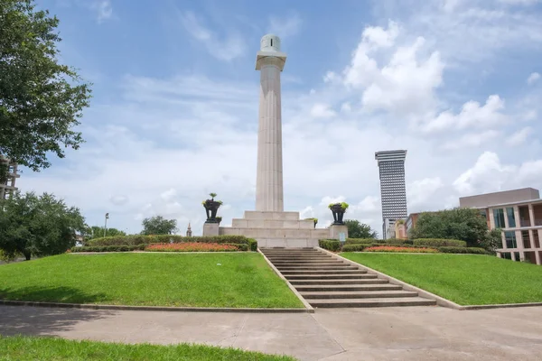 New Orleans Usa Srpna 2020 Prázdný Podstavec Kdysi Obýván Sochou — Stock fotografie