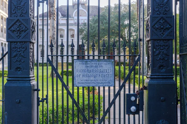 New Orleans September 2020 Weather Worn National Register Över Historiska — Stockfoto