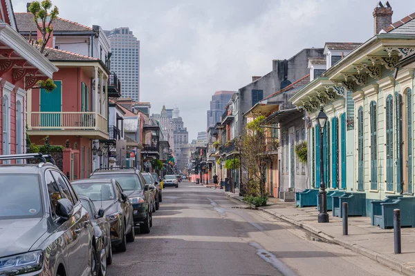New Orleans Estados Unidos Marzo 2020 Bourbon Street Barrio Francés — Foto de Stock