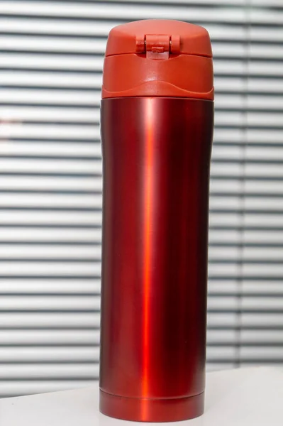 Termofrasco Vermelho Para Exterior — Fotografia de Stock