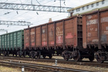 Rusya 'da yük treni