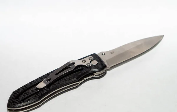 Malý Nůž Edc Zblízka — Stock fotografie