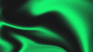 Kum tanecikli, soyut koyu yeşil eğimli. gradyan arkaplan.