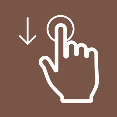 Dokunun ve aşağı taşı