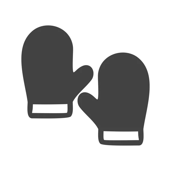 Çift eldiven — Stok Vektör