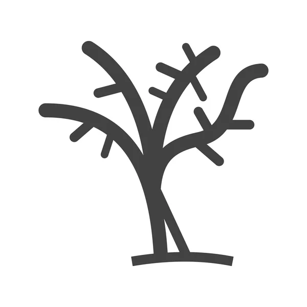 Träd med inga blad — Stock vektor