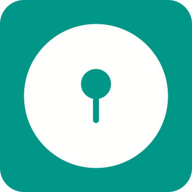 Delik, anahtar, ikon vektör görüntüsünü kilitle. Güvenlik için de kullanılabilir. Mobil uygulamalar, web uygulamaları ve yazdırma ortamları için elverişli.