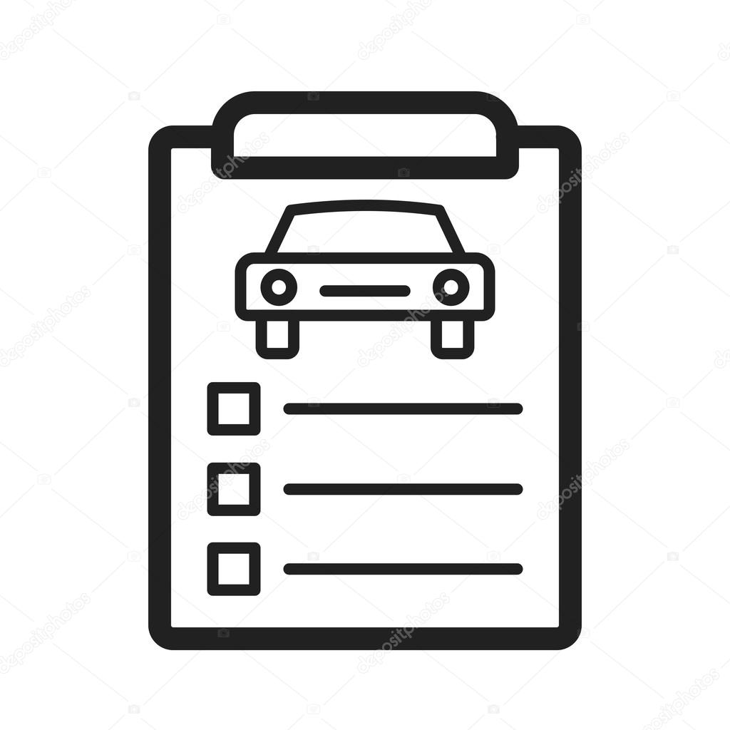 Car Items Checklist icon