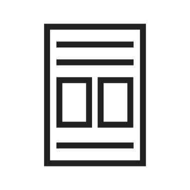 Görüntü ve metin sayfa simgesini