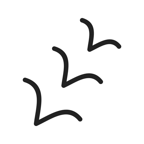 Vogelschwarm-Symbol — Stockvektor