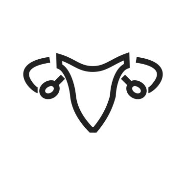 kadın üreme sistemi simgesi