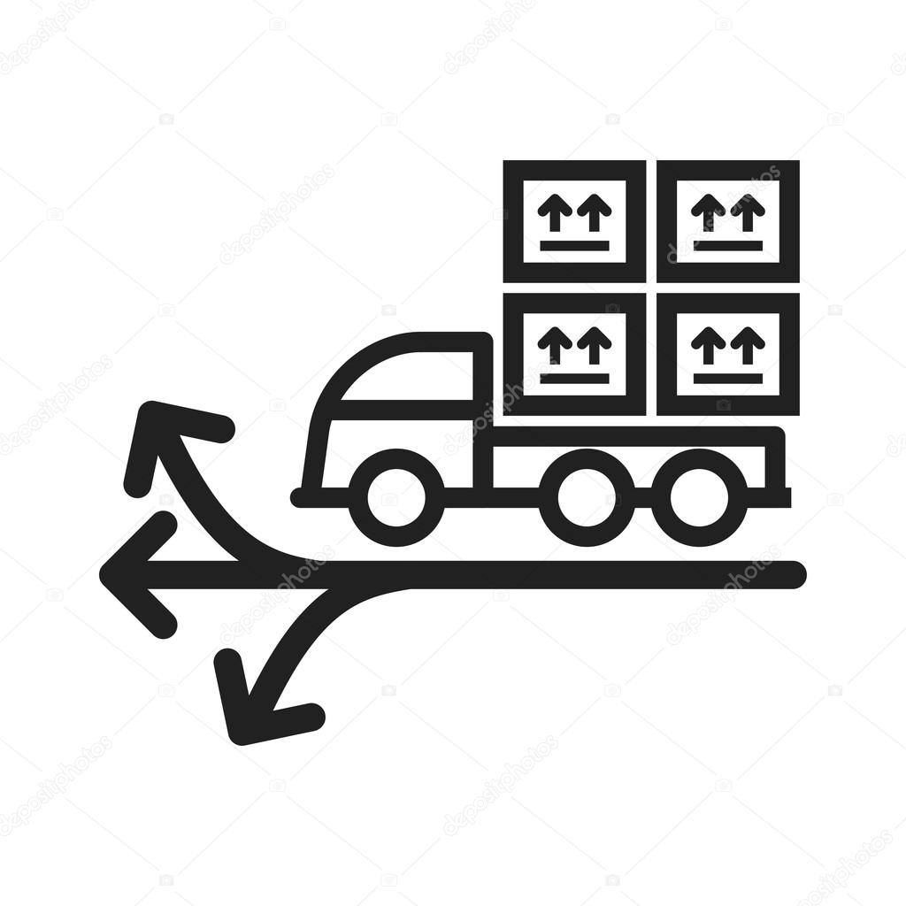 Download Multiple Delivery Points icon — Stock Vector © Iconbunny ...