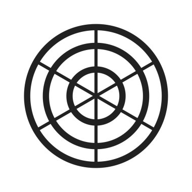 Radar pasta grafik simgesi