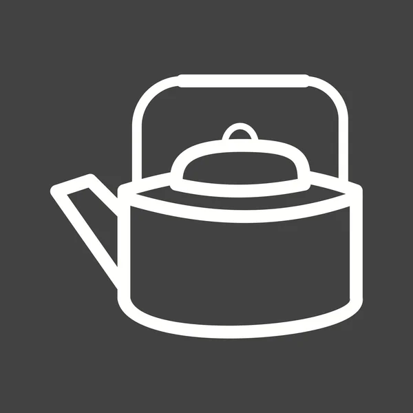 Old Style Kettle icon — Stock Vector