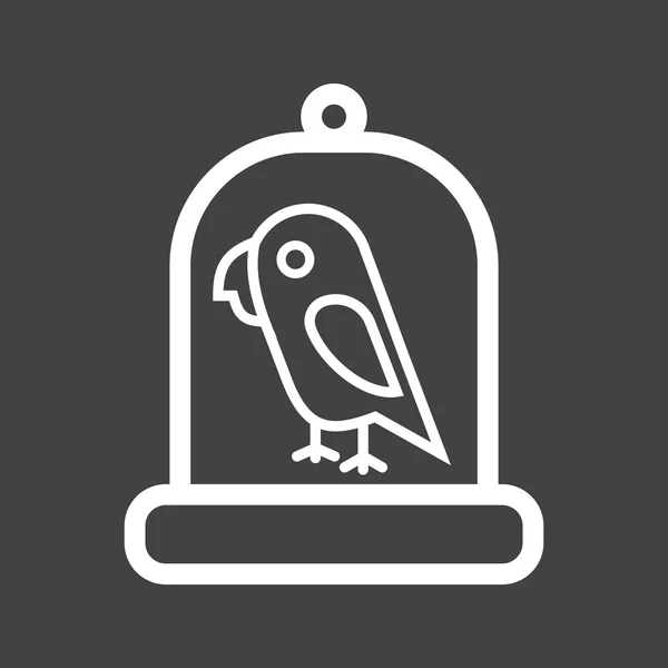 Ptak w klatce — Wektor stockowy