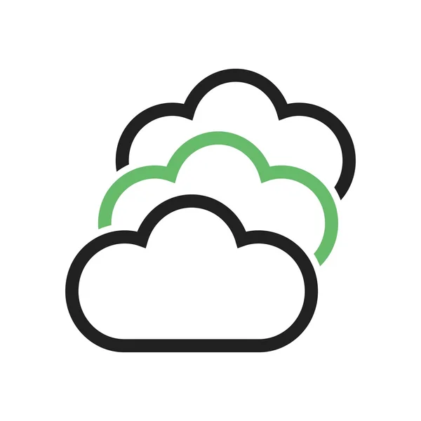 Multiple Cloud Servers — Stockvector