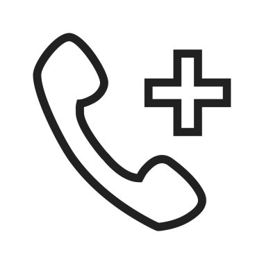 Yardım hattı, telefon, telefon ikonu resmi. Sağlık ve sağlık hizmetleri için de kullanılabilir. Mobil uygulamalar, web uygulamaları ve yazdırma ortamları için elverişli.