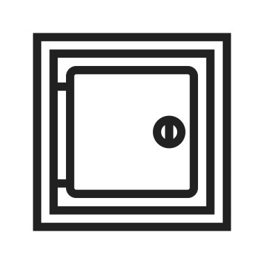 İlaç, dolap, eczane ikonu. Sağlık ve sağlık hizmetleri için de kullanılabilir. Mobil uygulamalar, web uygulamaları ve yazdırma ortamları için elverişli.