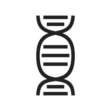 DNA, ilaç, molekül ikonu görüntüsü. Sağlık ve sağlık hizmetleri için de kullanılabilir. Mobil uygulamalar, web uygulamaları ve yazdırma ortamları için elverişli.