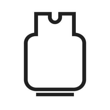 Benzin, benzin, yakıt ikonu görüntüsü. Enerji ve teknoloji için de kullanılabilir. Web uygulamaları, mobil uygulamalar ve yazdırma ortamları için elverişli.