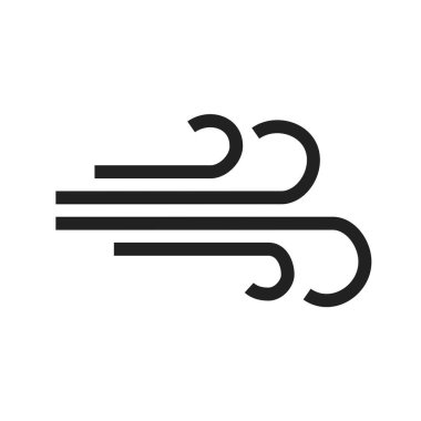 Rüzgar, doğa, enerji ikonu görüntüsü. Enerji ve teknoloji için de kullanılabilir. Web uygulamaları, mobil uygulamalar ve yazdırma ortamları için elverişli.