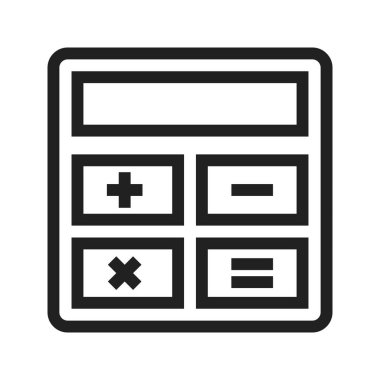 Hesaplama, hesap makinesi, matematik ikonu resmi. Ayrıca mobil uygulamalar, telefon sekmesi çubuğu ve ayarlar için de kullanılabilir. Web uygulamalarında, mobil uygulamalarda ve yazdırma ortamlarında kullanılabilir