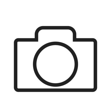 Kamera, fotoğraf, fotoğraf ikonu görüntüsü. Ayrıca mobil uygulamalar, telefon sekmesi çubuğu ve ayarlar için de kullanılabilir. Web uygulamalarında, mobil uygulamalarda ve yazdırma ortamlarında kullanılabilir