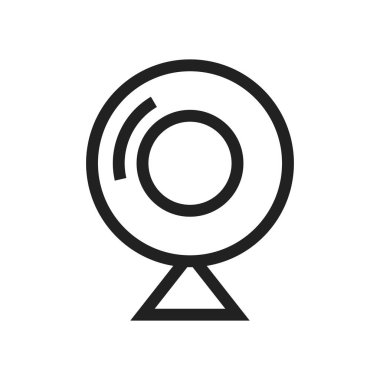 Kamera, webcam, video ikon resmi. Bilgisayar ve donanım için de kullanılabilir. Web uygulamalarında, mobil uygulamalarda ve yazdırma ortamlarında kullanılabilir.