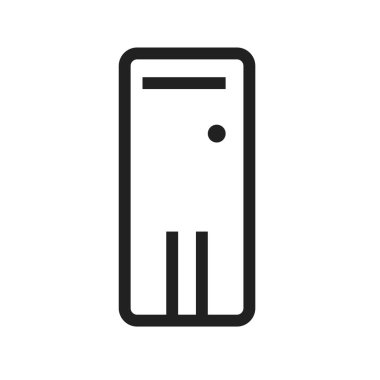 Bilgisayar, işlemci, teknoloji simgesi görüntüsü. Bilgisayar ve donanım için de kullanılabilir. Web uygulamalarında, mobil uygulamalarda ve yazdırma ortamlarında kullanılabilir.