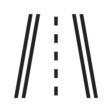 Otoyol, yol, yol resmi. Ulaşım, ulaşım ve seyahat için de kullanılabilir. Mobil uygulamalar, web uygulamaları ve yazdırma ortamları için elverişli.