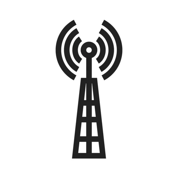 Signály Telekomunikace Věž Obraz Ikony Technologie Lze Také Použít Pro — Stockový vektor