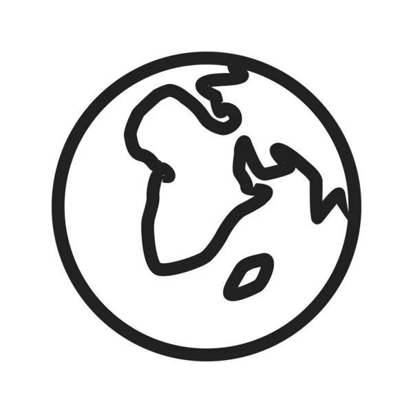 Globe Aarde Wereld Icoon Afbeelding Kan Ook Worden Gebruikt Voor — Stockvector