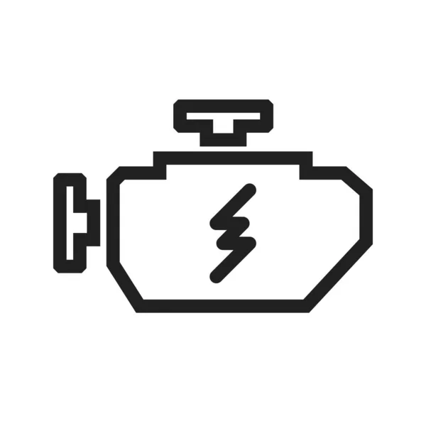 Engine Motor Power Icon Image Can Also Used Energy Technology — Stock Vector