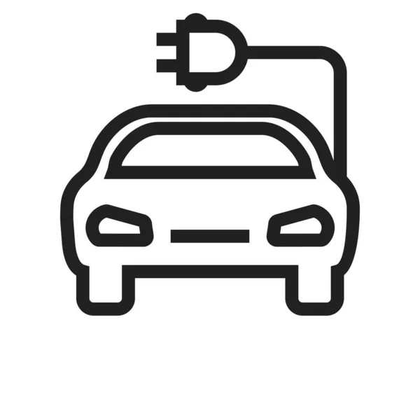 Coche Vehículo Imagen Icono Carga También Puede Utilizar Para Energía — Vector de stock