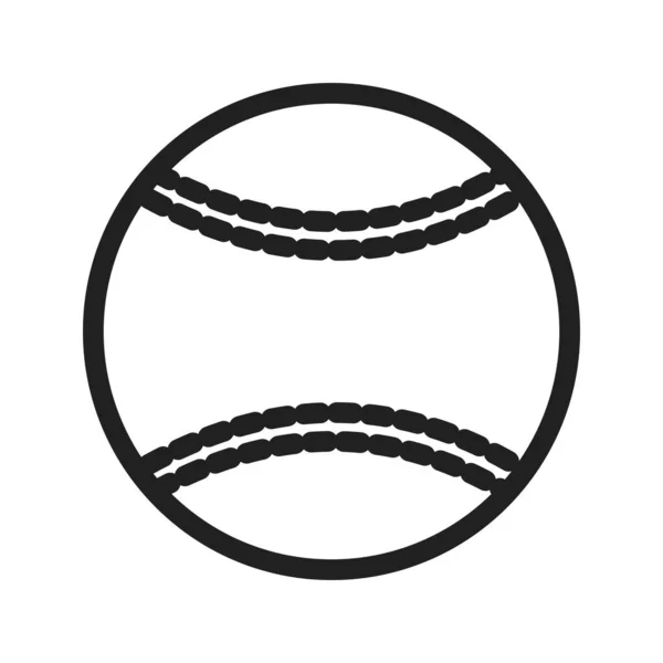 Balle Chauve Souris Cricket Icône Sport Image Peut Également Être — Image vectorielle