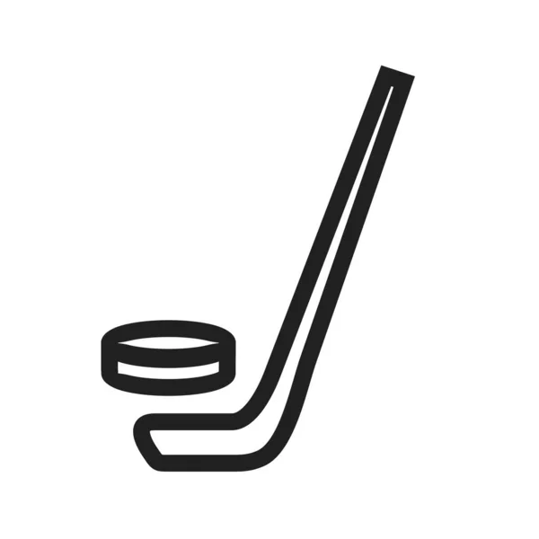 Hockey Bal Stick Sport Icoon Afbeelding Kan Ook Gebruikt Worden — Stockvector