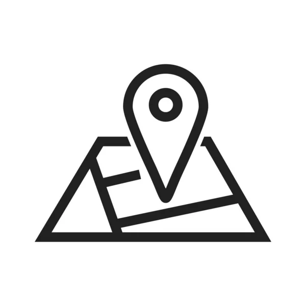 Mapa Geografia Imagem Ícone Viagem Também Pode Ser Usado Para — Vetor de Stock