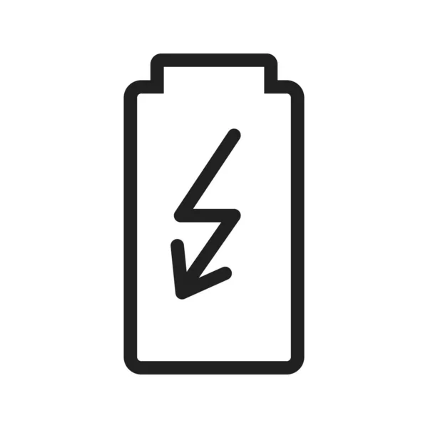 Potencia Electricidad Imagen Icono Carga También Puede Utilizar Para Aplicaciones — Vector de stock