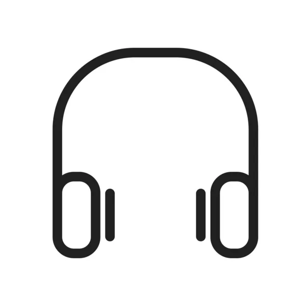 Fones Ouvido Música Imagem Ícone Computador Também Pode Ser Usado — Vetor de Stock