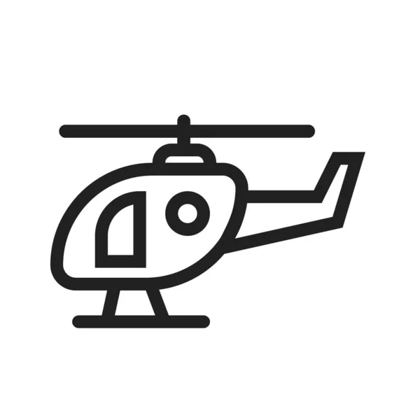 Helicóptero Viaje Imagen Icono Transporte También Puede Utilizar Para Transporte — Archivo Imágenes Vectoriales
