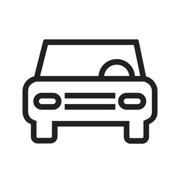 Auto Front Luxus Ikone Kann Auch Für Transport Transport Und — Stockvektor