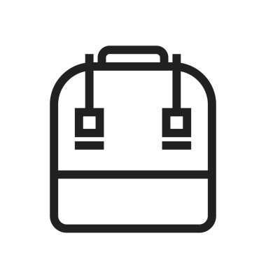 Çanta, okul çantası, kitap ikonu imajı. Eğitim, akademik ve bilim için de kullanılabilir. Web uygulamalarında, mobil uygulamalarda ve yazdırma ortamlarında kullanılabilir.