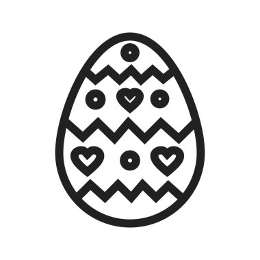 Yumurtalar, Paskalya, kutlama ikonu imajı. Paskalya, kutlama, gözlem ve tatillerde de kullanılabilir. Mobil uygulamalar, web uygulamaları ve yazdırma ortamları için elverişli.