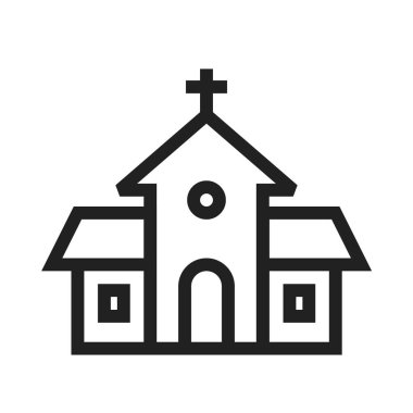 Bina, kilise, dini simge imajı. Paskalya, kutlama, gözlem ve tatillerde de kullanılabilir. Mobil uygulamalar, web uygulamaları ve yazdırma ortamları için elverişli.