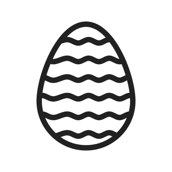 Yumurtalar Paskalya Kutlama Ikonu Imajı Paskalya Kutlama Gözlem Tatillerde Kullanılabilir — Stok Vektör